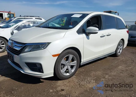 2019 Honda Odyssey Ex из США, поврежденный, VIN 5FNRL6H50KB021856